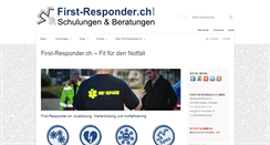 Desktop Screenshot of first-responder.ch